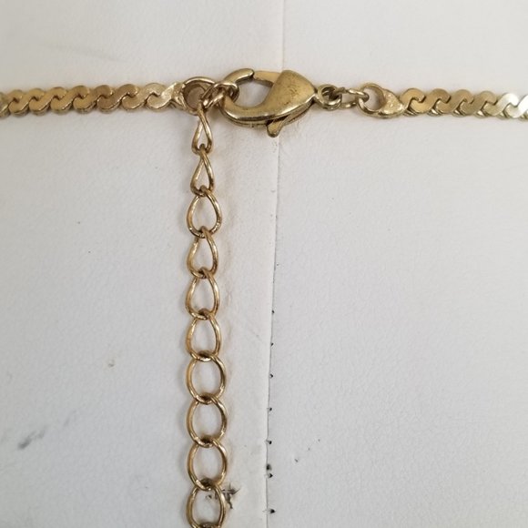 Fringe Necklace 20" Herringbone Chain - Picture 4 of 7